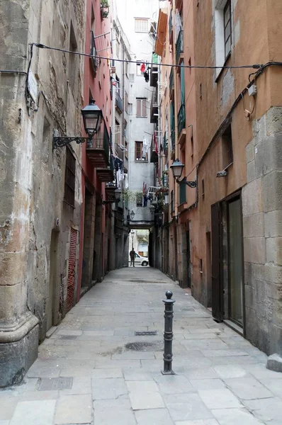 Vista strada di Barcellona — Foto Stock