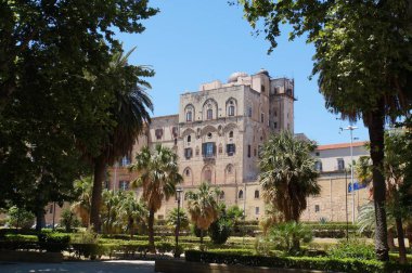 Normanlar Palermo Sarayı üzerinden görünüm