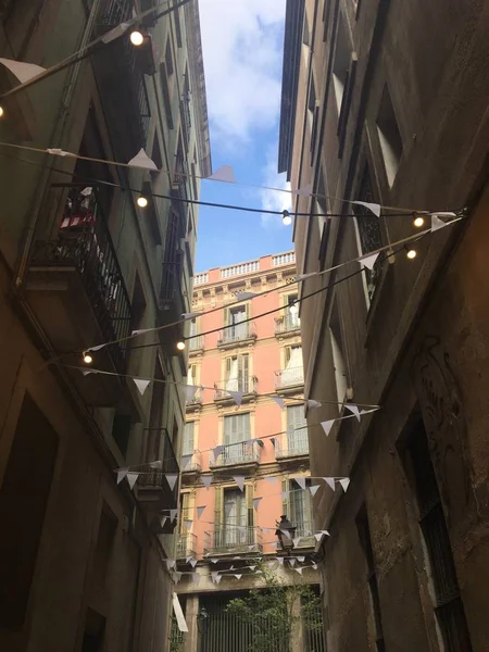 Барселона, вулиця Ель Борн Переглянути — стокове фото