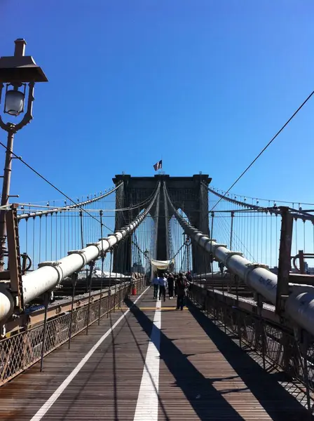 Brooklyn-híd megtekintése — Stock Fotó