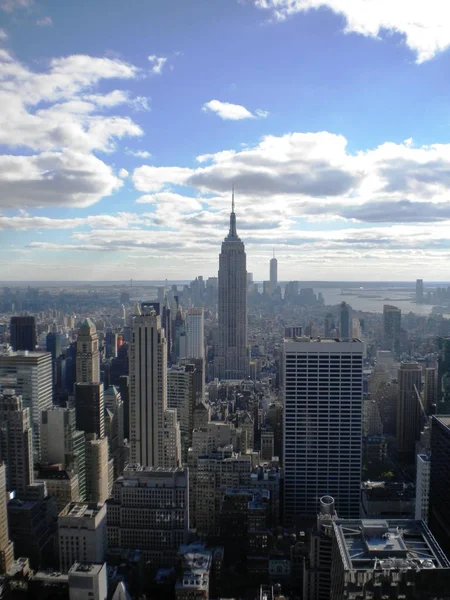 Alt Manhattan gökdelenler görünümü