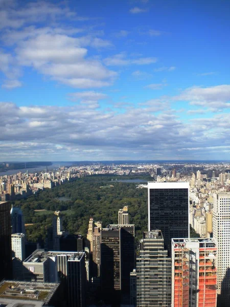 Central Park vista dall'alto — Foto Stock