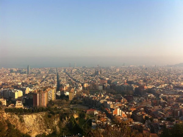 Yukarıdan Barcelona görünümü