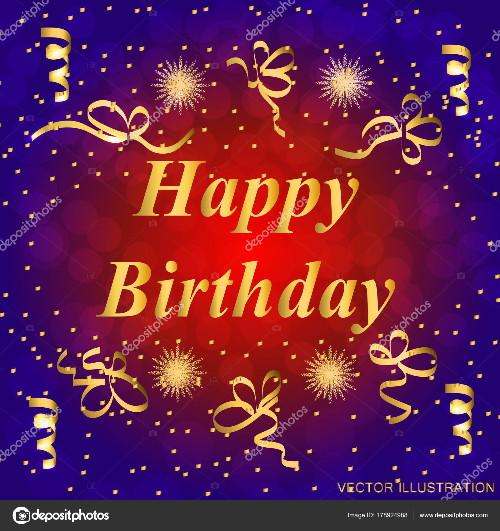 Glückwunschkarte zum Geburtstag. farbenfrohe Illustration. Happy