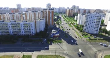 Hava mimarisi, sokakları yollar ve daireler, Moskova