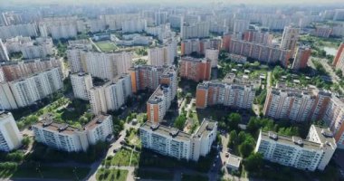 Hava mimarisi, sokakları yollar ve daireler, Moskova