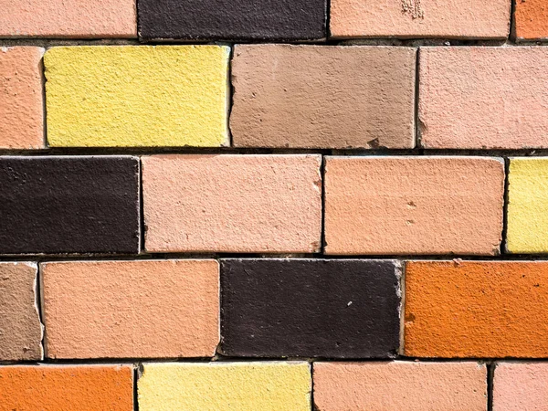 brick walls of different colors