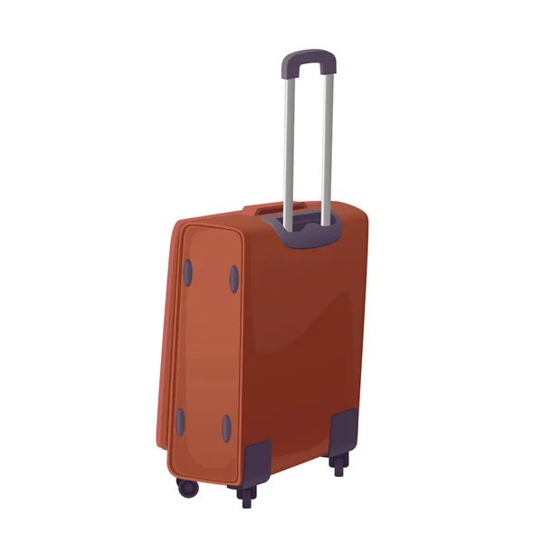 Suitcase on a white background — Stock Vector