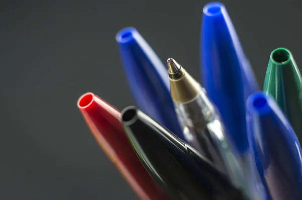 Tükenmez kalem makro — Stok fotoğraf