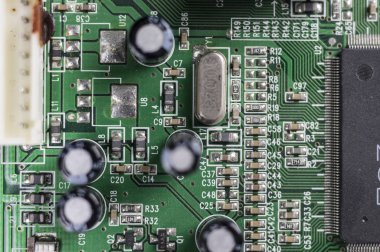 Elektronik bileşenler dokusu