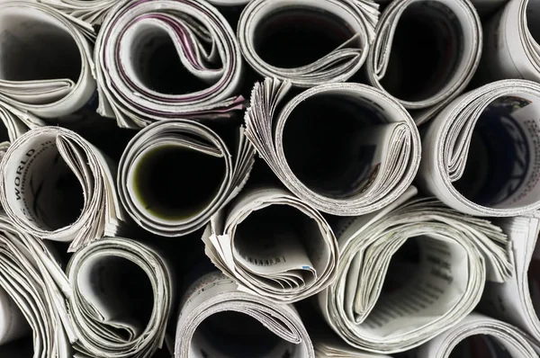 Newspapers texture background — Stock Photo, Image