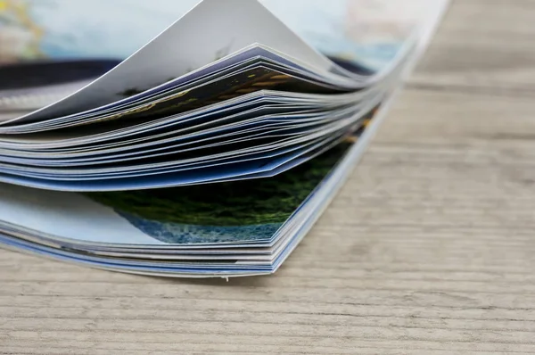 Seitenränder von Magazinen — Stockfoto