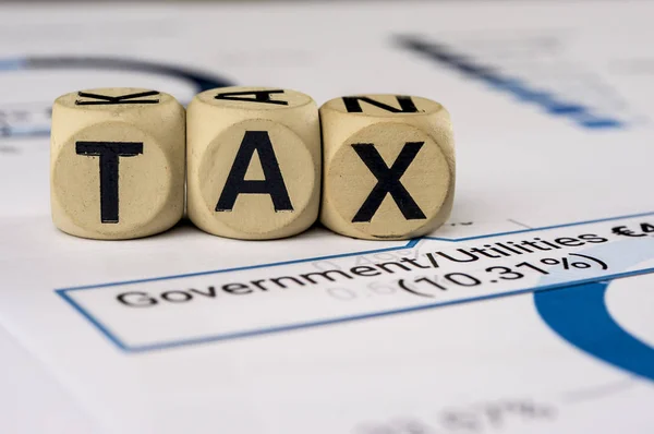 Govenment taxe analýza — Stock fotografie