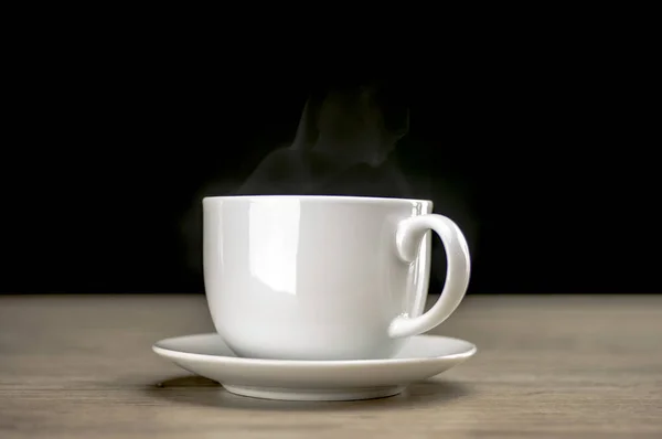 Steaming morning coffee — Stock Photo, Image