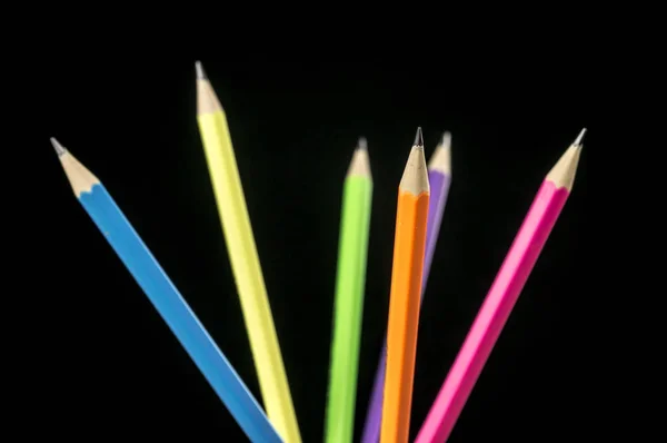 Colorful pencils close up — Stock Photo, Image