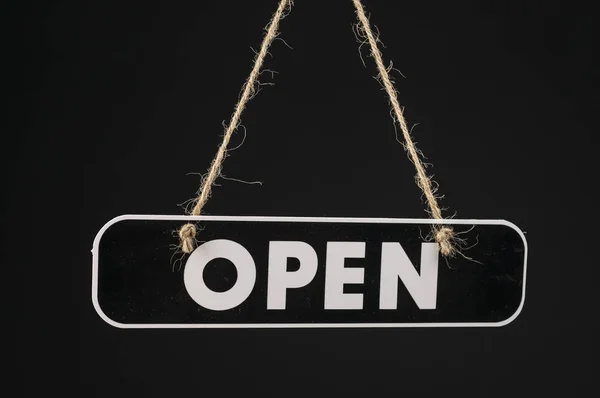 Open shop sign — Stock Photo, Image