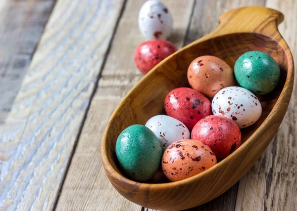 mini candy covered eggs in various colours