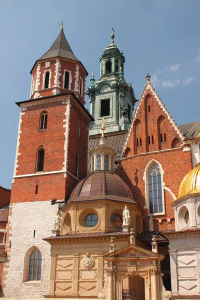 Cracovia Antigua Capital Polonia Catedral Wawel —  Fotos de Stock