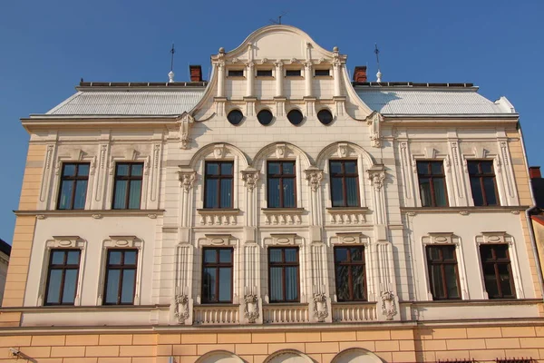 Histórico Edificio Poczta Cieszyn Polonia Silesia Construido 1909 Estilo Art — Foto de Stock