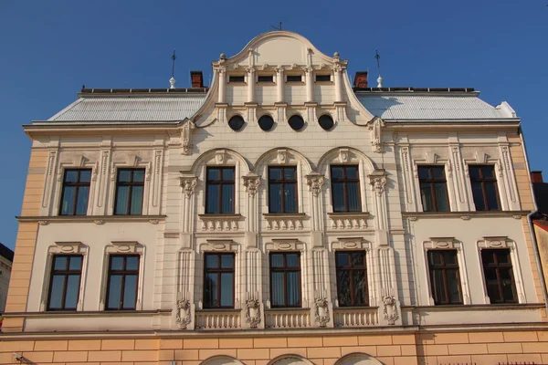 Ιστορικό Poczta Κτίριο Στο Cieszyn Πολωνία Σιλεσία Χτίστηκε 1909 Στο — Φωτογραφία Αρχείου