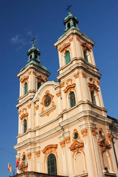 Den Historiske Kirken Den Guddommelige Skjebnens Kirke Bielsko Biaa Fra – stockfoto