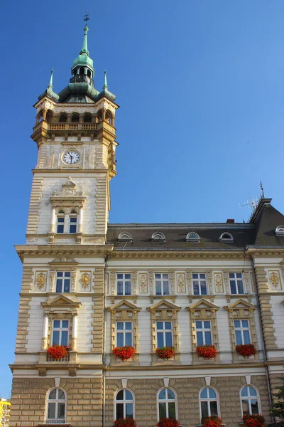 Ayuntamiento Histórico Neorrenacentista Bielsko Biaa Polonia Silesia Desde 1897 Originalmente — Foto de Stock