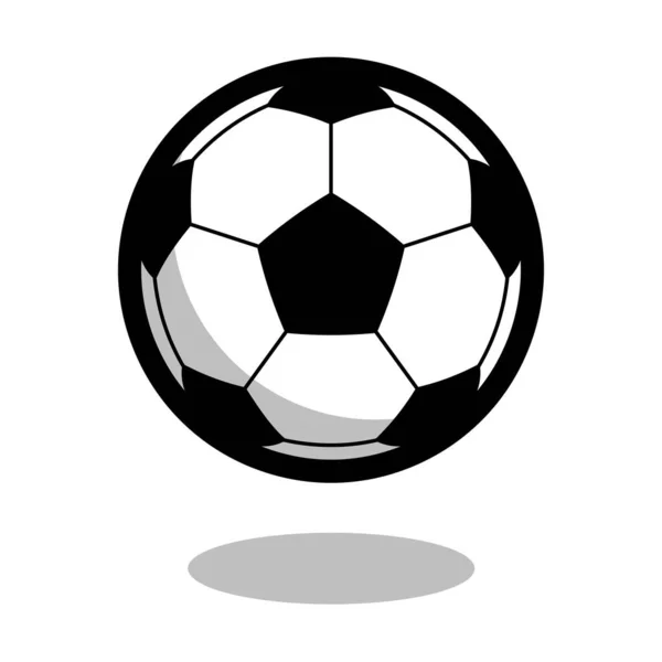 Soccer football sport ball logo vector line 3d icon