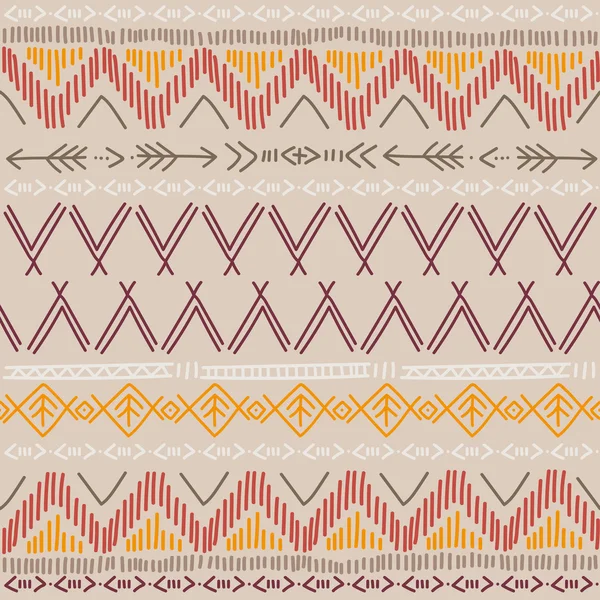 Nahtloses Stammes-Navajo-Muster. — Stockvektor