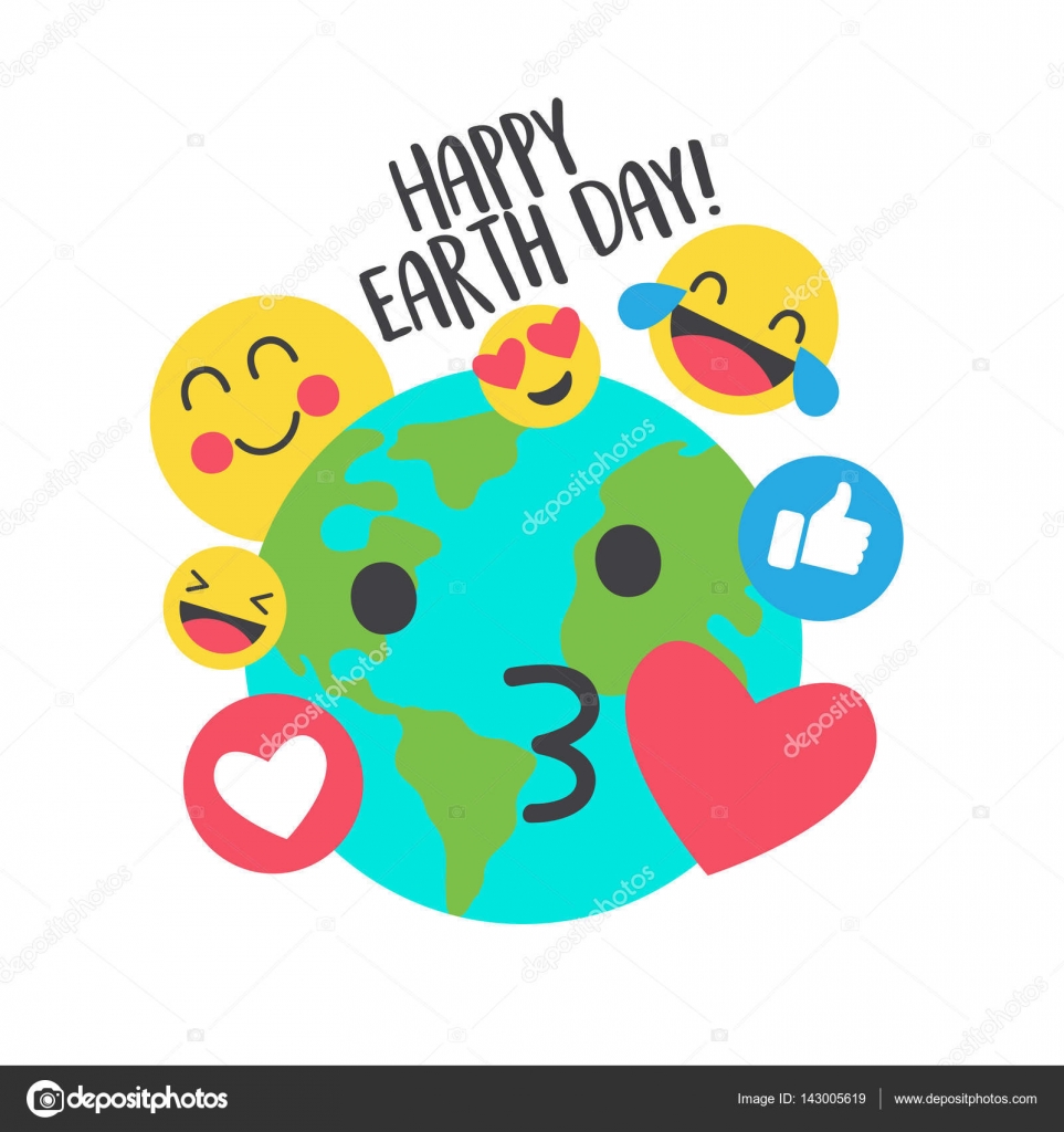 Earth day emoji set — Stock Vector © whynotme.cz 143005619