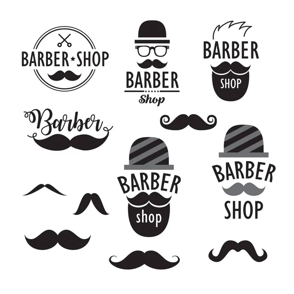 Berber Dükkanı düz simgeler