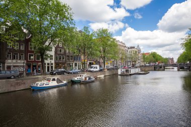 Amsterdam, Hollanda'nın başkenti kanalları