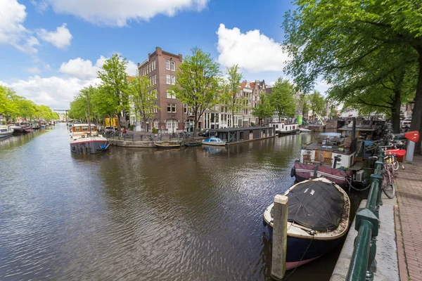 Hollanda'nın başkenti Amsterdam Kanallar — Stok fotoğraf