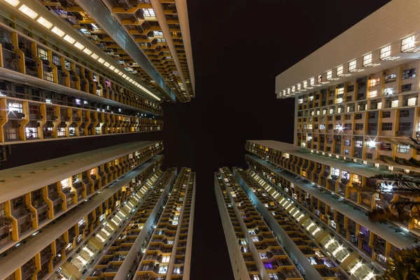 Hagyományos lakossági épület közel Hong Kong — Stock Fotó