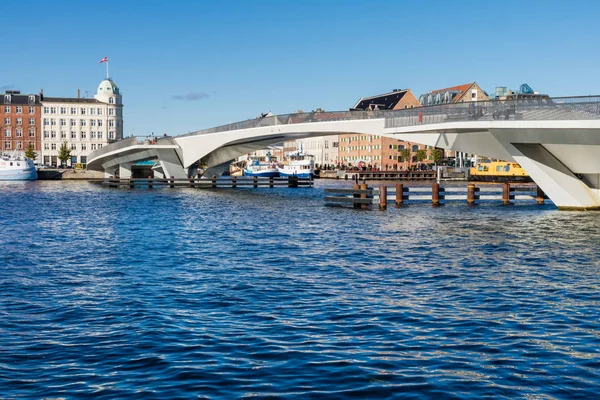 Индерхавнсбрунский мост в Копенгагене — стоковое фото