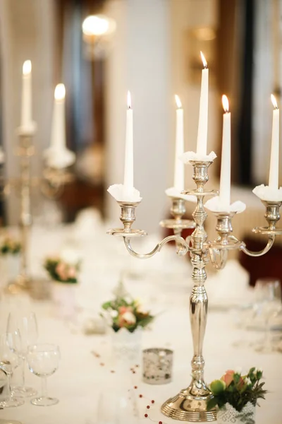 Candles on the table — Stock Photo, Image