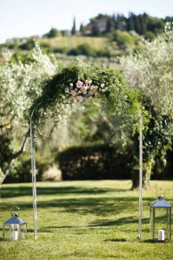 Çiçek düğün arch. İtalyan Bahçe törenle