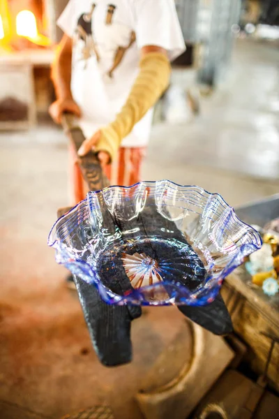 Italie - Venise - Murano - production du célèbre verre de Murano — Photo