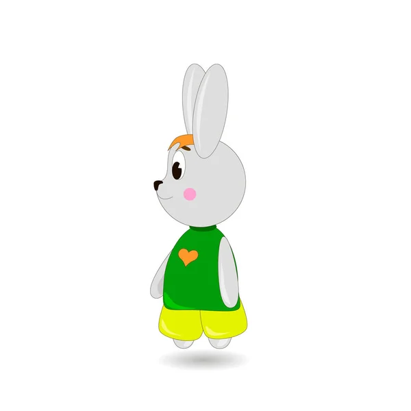 Lindo conejo de dibujos animados — Foto de Stock