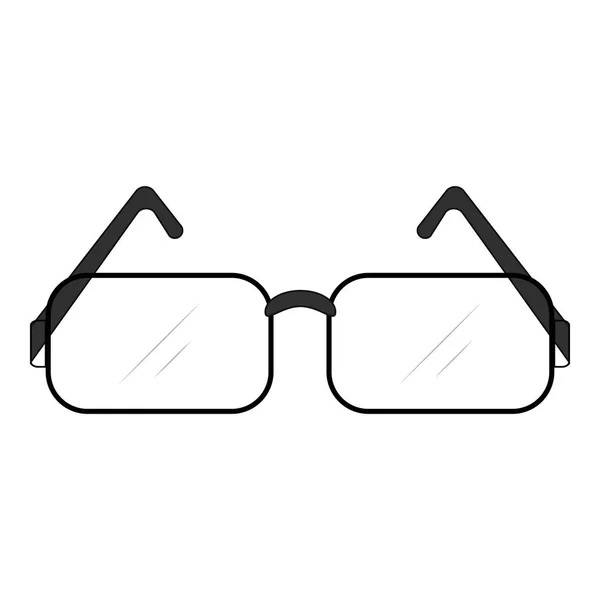 Herrglasögon. Glasögon för män. Isolerad vektor illustration på vit bakgrund. — Stock vektor