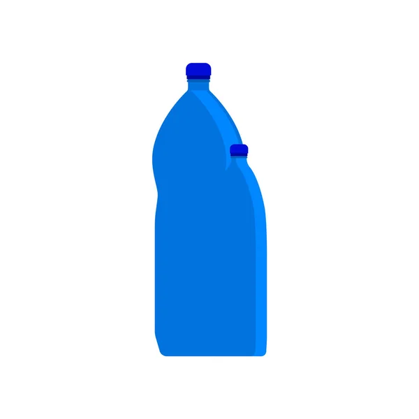 Pet Plastikowe Butelki Wody Ikona Wektora Logo Symbol Kliparty Rysunek — Wektor stockowy