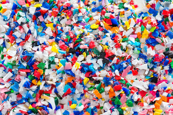 Различные полимеры перемалывания
 