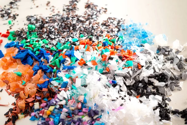 Polímeros de rebarbagem diferentes — Fotografia de Stock