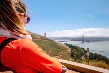  San Francisco 'daki Golden Gate Köprüsü, Kaliforniya, ABD 