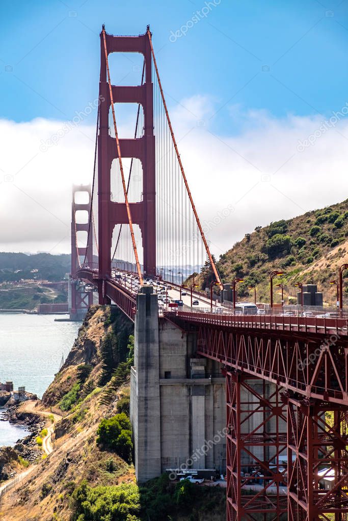  Golden Gate Bridge in San Francisco, California, USA 