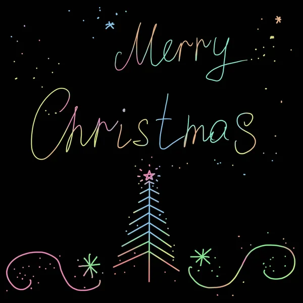 Mutlu Noeller, xmas el yazısıyla yazılmış yazı, logo, afiş, Etiketler, kartpostallar, Davetiyeler, parmak, posterler, web, sunum için koyu renk arka plan ile hat ile rozet. 