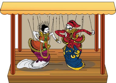 Ulusal Myanmar kukla