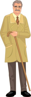 Yaşlı adam çizgi filmi