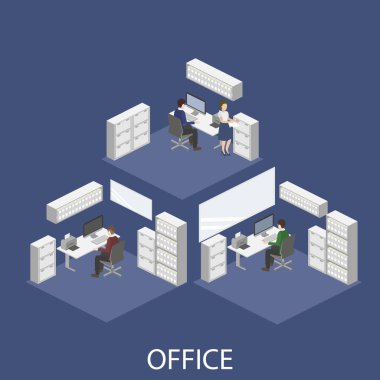 Ofis iç işçiler ile 
