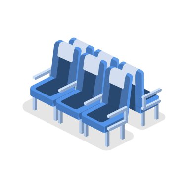 Düzlemde izometrik koltuklar 