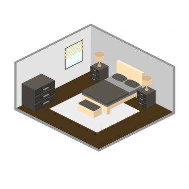 Yatak odası iç simgesi